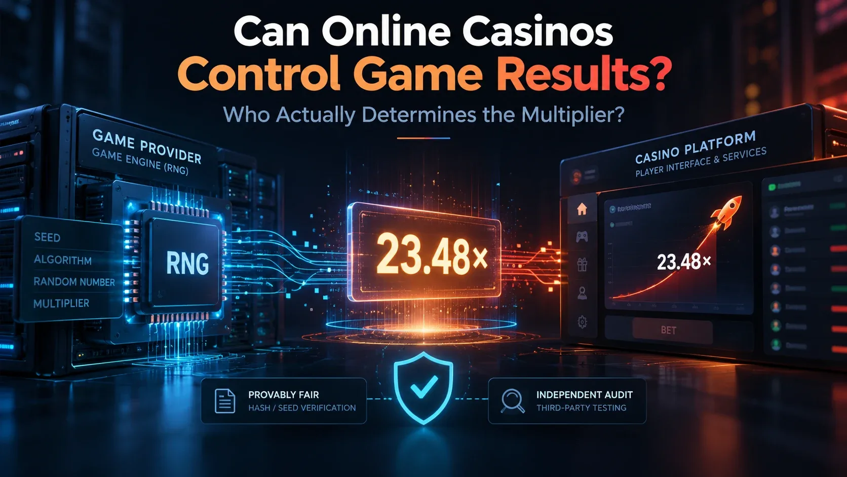 Can Online Casinos Control Game Results? Who Actually Determines the Multiplier?