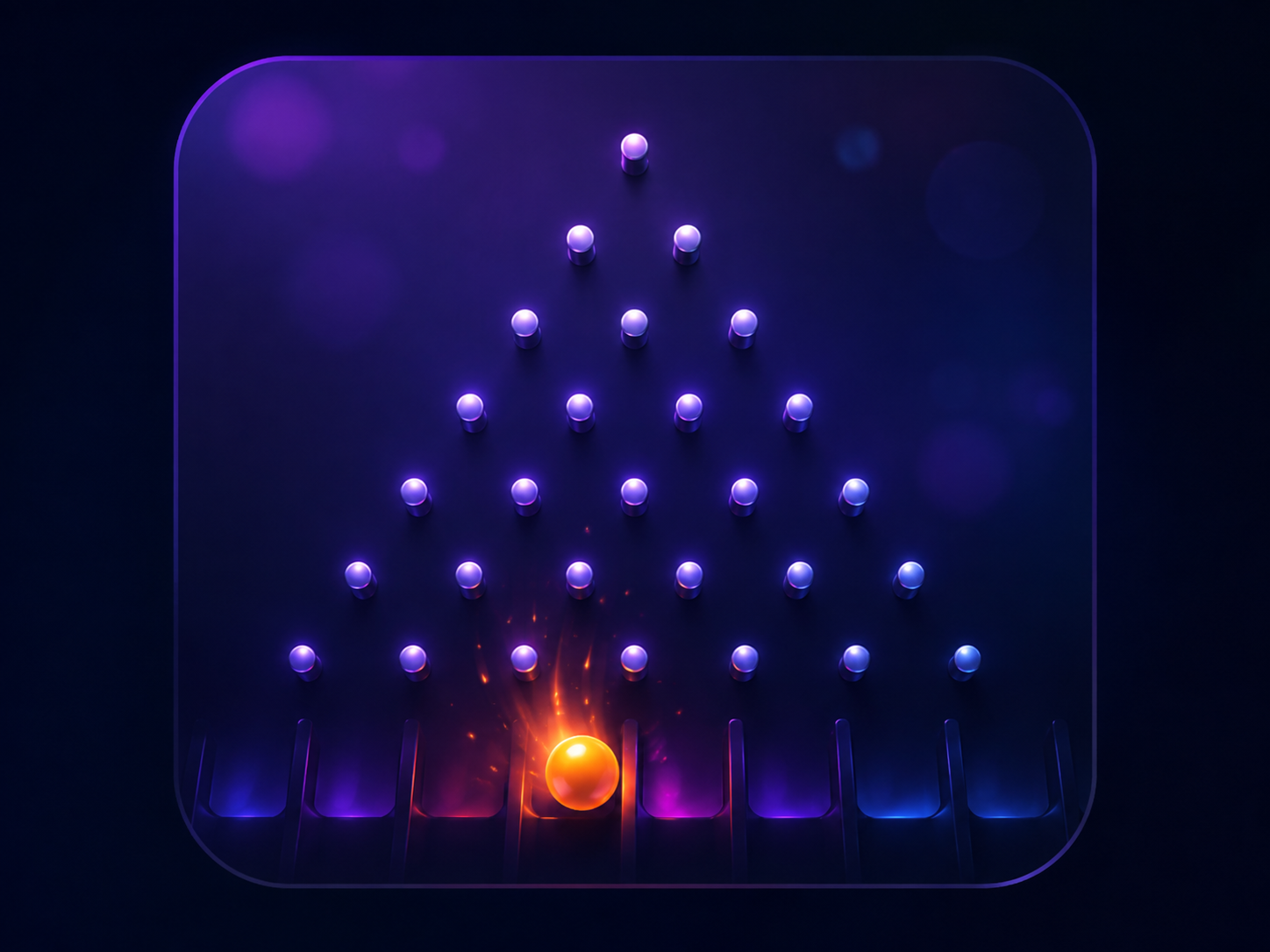 Plinko game visual
